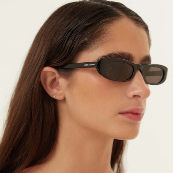 NEW SAINT LAURENT SL557 SHADE 001 BLACK SUNGLASSES SAINT LAURENT SHADE SL 557 main image 6